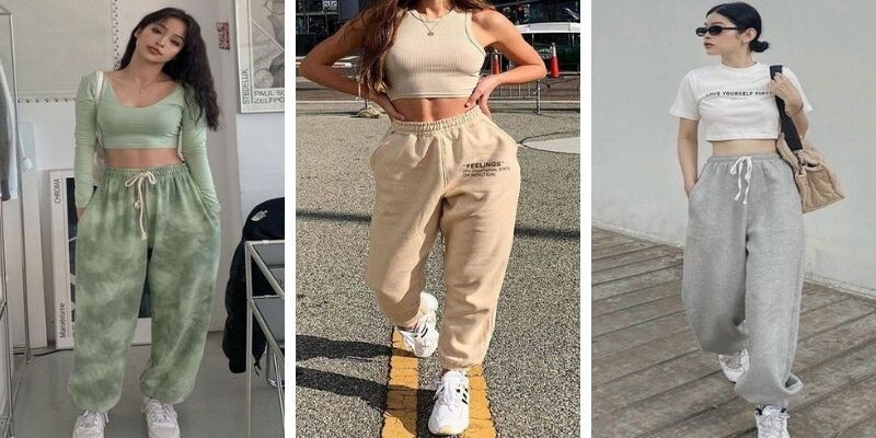 Mặc đẹp quần Jogger trơn